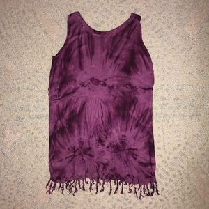 Purple Beach Cover-Up Dress